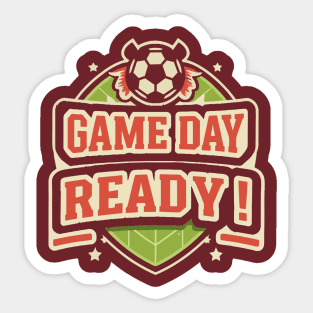 Game Day Ready: Soccer Sticker